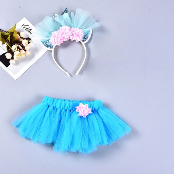 

малыш девушки балет танец пачка юбка рыбий хвост цветок оголовье набор слоистых радуга взъерошенные тюль pettiskirt партии костюм 3-8 т, Black;red