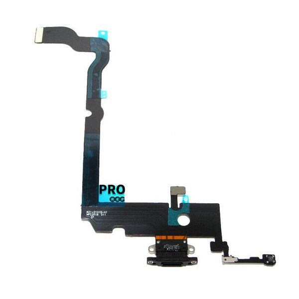 

50pcs new charging flex cable for iphone xs max usb charger port dock connector with mic flex cable