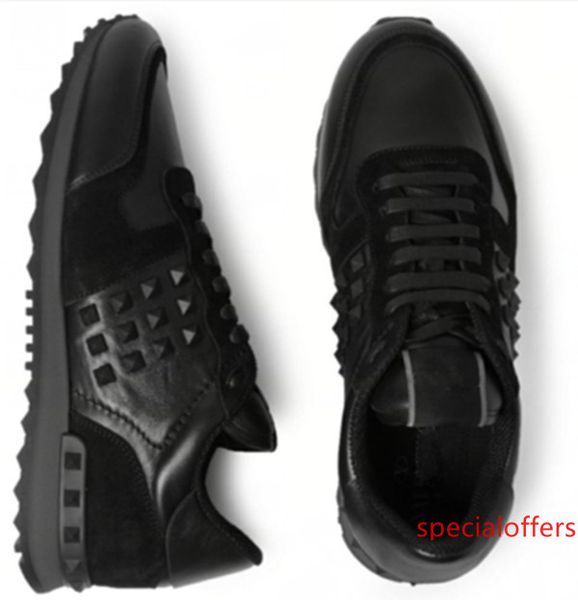 

new various styles mens comfort casual shoe rivets camouflage shoes casual style fashional design men shoes luxury shoes, Black