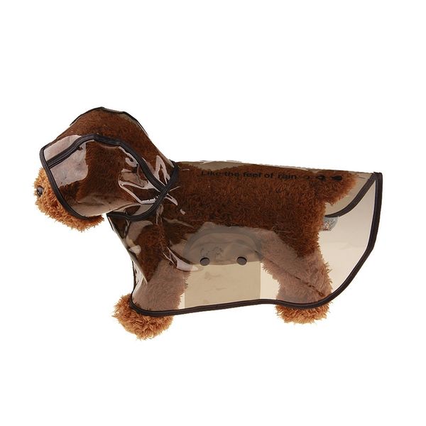 

waterproof transparent raincoats xs-xl dog raincoat spring autumn rain coats dog light clothes pet clothes puppy rain jacket