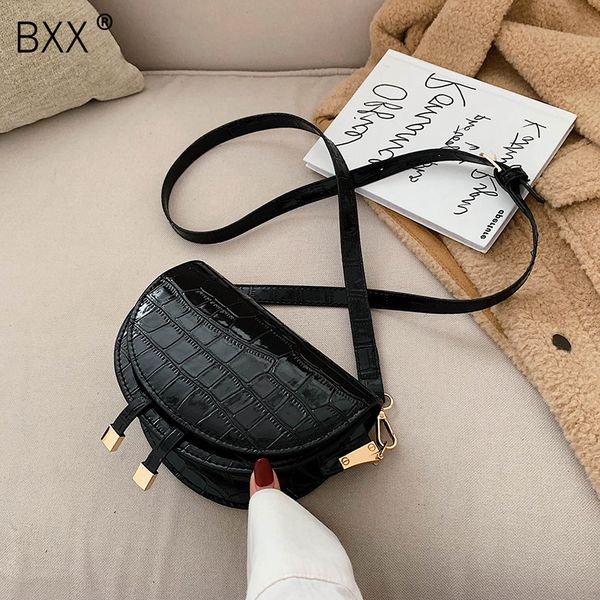 

bxx] vintage кожа твердые сумки цвет седло для женщин 2019 малый плеча сумку женщина путешествия сумки hj234