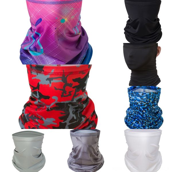 

wccwa magic windproof triangle scarf ski cycling balaclava mask scarf bandana dust-proof sunscreen uv mask face motorcycle scar, Black