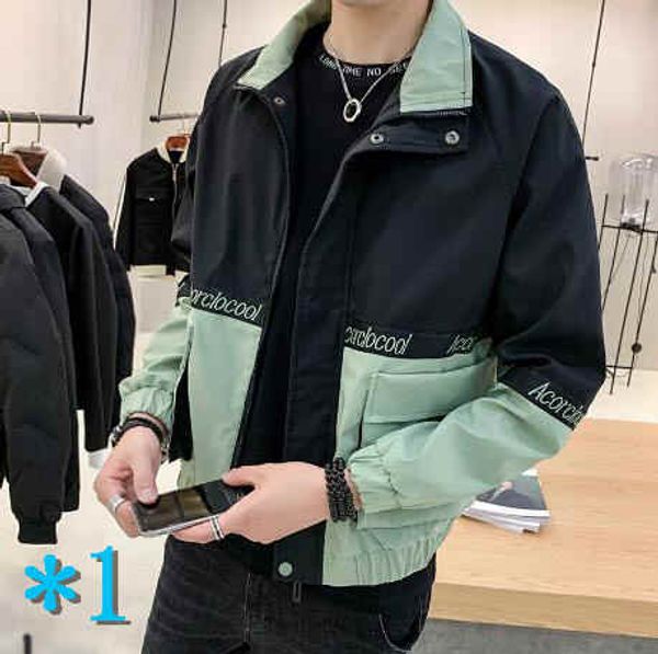 

new mens jackets autumn winter style brand jackets for mens streetwear coats with letters fashion mens clothing m-4xl*1, Black;brown