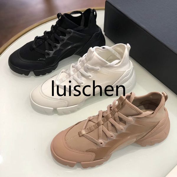 

luxury connect sneaker designer sneakers vintage trainers for women triple black white nude grosgrain ribbon retro casual shoes