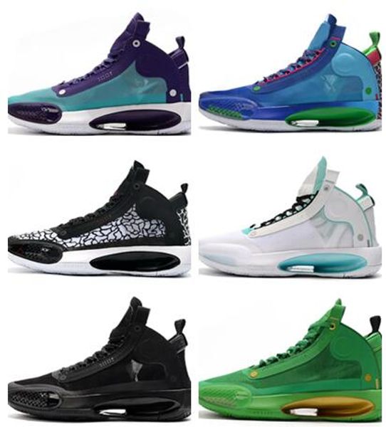 

xxxiv pf j34 blue void bred basketball shoe 2020 men's training sneakers trainers athletic sports running shoes for men boots