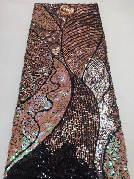 

special syj-10473 embroidered tulle lace fabric with sequins for dress, Pink;blue