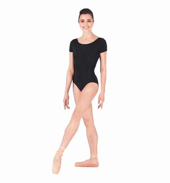 

stage wear icostumeswomens black ballet leotards jumpsuits girls spandex lycra short sleeve leotard yoga, Black;red