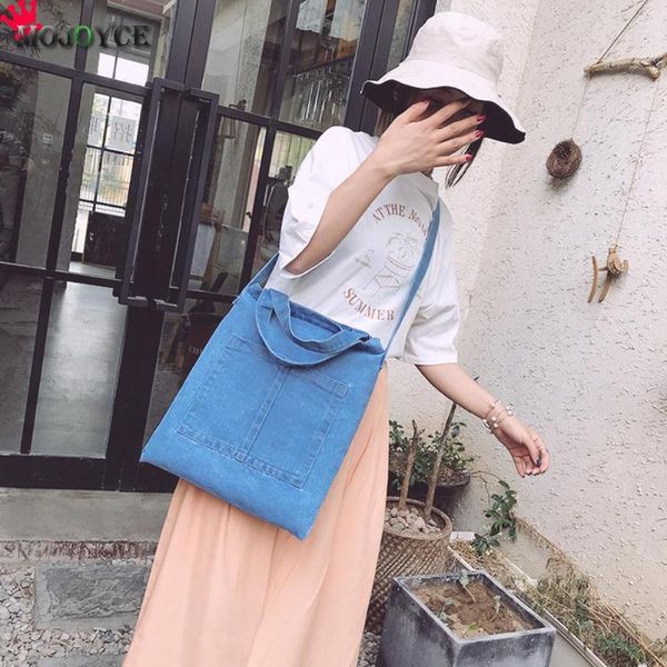 

женщины джинсовый плеча crossbody сумки модные большая емкость вскользь totes для дам покупки путешествия аксессуары