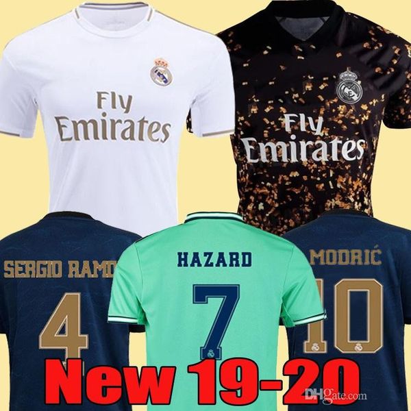 

2018 2019 Soccer Real Madrid Jersey Men La Liga 4 SERGIO RAMOS 10 MODRIC 11 BALE 20 ASENSIO 22 ISCO Football Shirt Kits