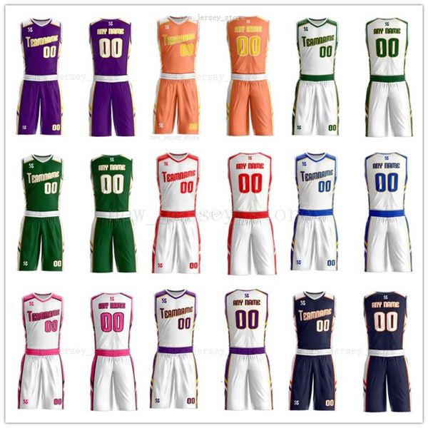 

customize any name any number man women lady youth kids boys basketball jerseys sport shirts as the pictures you offer zz0197, Black;red