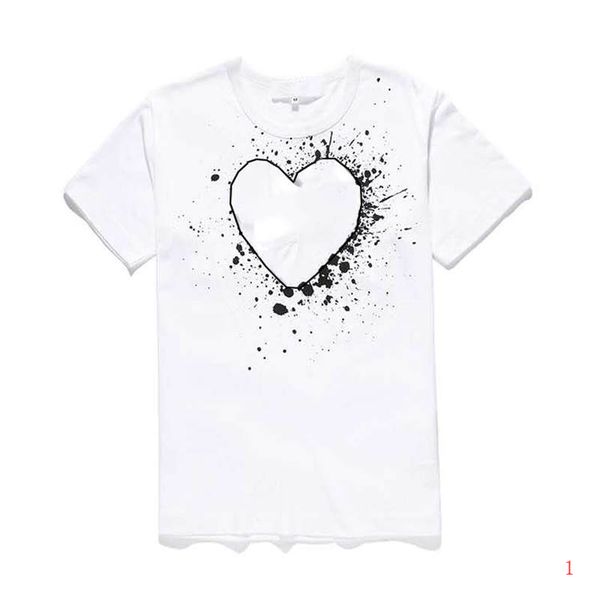 

men designer t shirt fashion summer new brand tshirts luxury tshirt short sleeve tees heart print funny tees28 lr200537, White;black