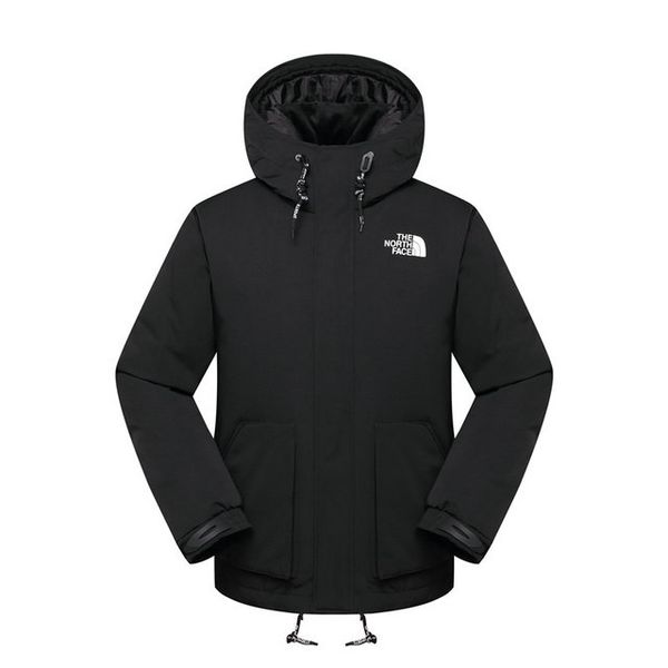 

face north designer men down jacket classic fashion tide brand cotton jacket european american down jacket private custom, Black