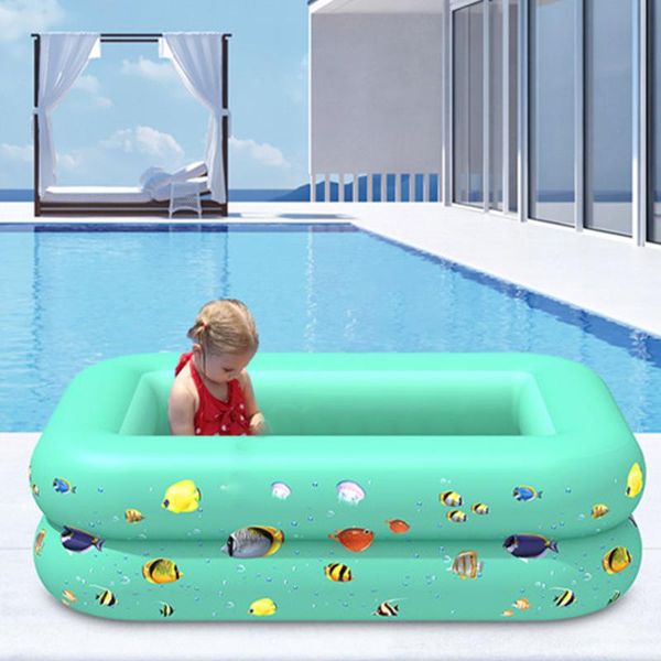 

children multi-layer bathing tub children home paddling pool inflatable summer swimming pool kids inflatable pvc ocean ball