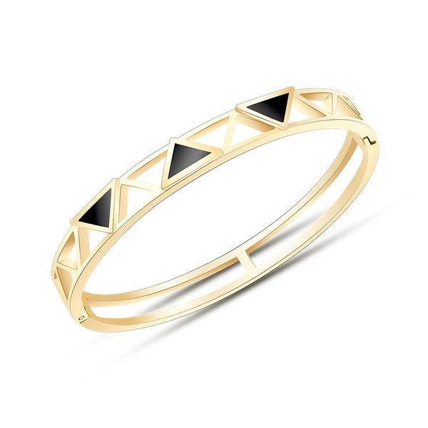 

black shell bracelets & bangles women multi triangle braided bracelet for men stainless steel bracelet pulseira men's jewelry
