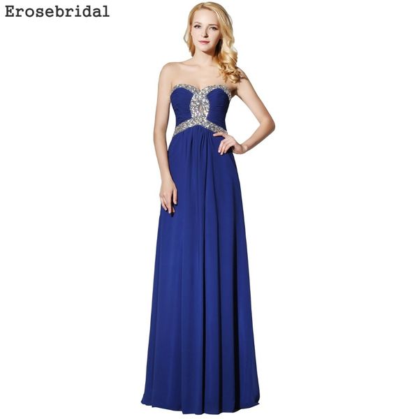 

clearance sale] chiffon long evening dress 2019 simple formal women party wear elegant sweetheart 48 hours shipping, White;black