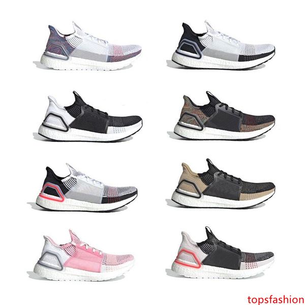 

2019 ultra mens running shoes cloud white black dark pixel refract clear brown primeknit sports trainers men women sneakers with