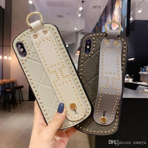 

fashion glitter wristband card wallet case for iphone 11 pro max 6 6s 7 8 plus bracket leather cover for iphone xs max x xr phone cases