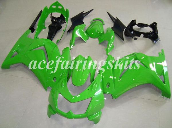 

4 gifts injection mold new abs motorcycle full fairings kits fit for kawasaki ninja250r ex250 zx250r 250 2008 - 2014 body set green