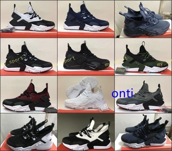 

huarache 6 drift huaraches 6s ultra breathe hurache running shoes men women huraches trainers sports sneakers size 36-45, Black
