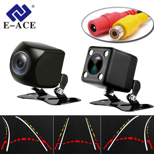 

e-ace intelligent dynamic trajectory tracks night vision rear view camera hd ccd universal auto reverse backup camera car