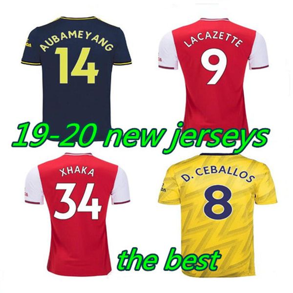 

2019 2020 home away third soccer jerseys 19 20 football shirt adult, Black;yellow