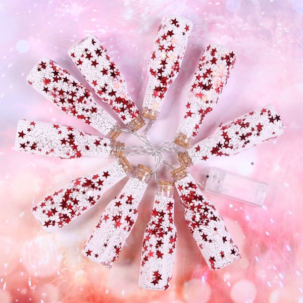 

37in 10 бутылок рождественские украшения бутылки украшения звезды бутылки