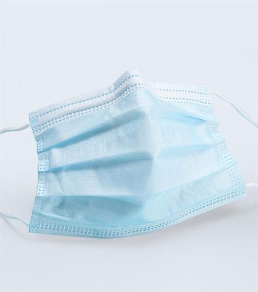 

dhl fast shipping blue mouth mask color face masks layers dustproof fadust thick 3 layer fapx