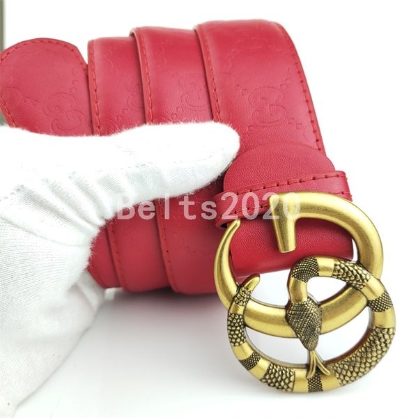 

fashion belts womens belt mens belts leather black belts women snake big gold buckle men classic casual belt with box 215329, Black;brown