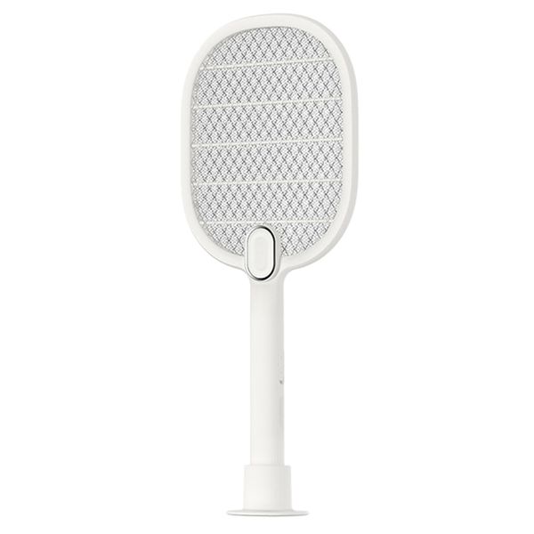 

3 layer grid multi-function usb charging operation hand-capping electric mosquito swatter fly family garden pest i-nsect fly mos