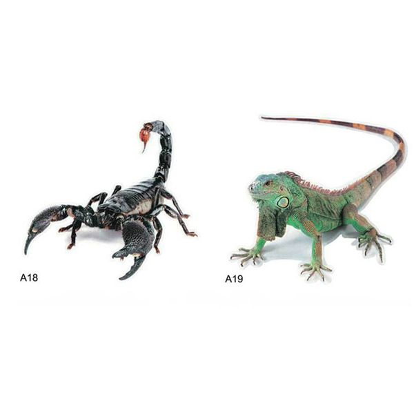 Stereo Spider Gecko Animal Car Stickers simulazione Modifica realistica della coda automatica