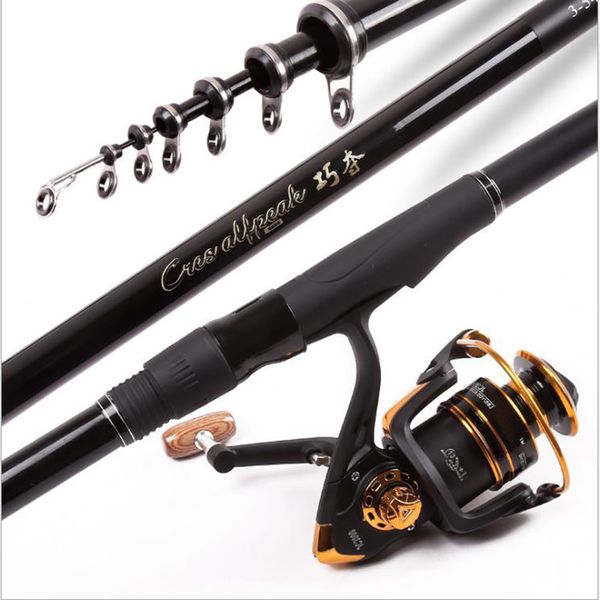 

3.6-6.3mcarbon fiber fishing rod portable spinning pole boat rock fishing rod
