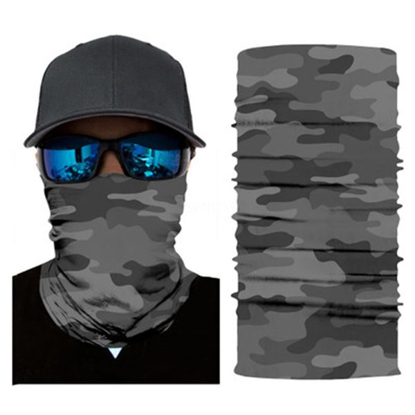 

fuz3p ice silk sunscreen triangle skull scarf printing mask half face riding balaclavas breathable bandana multifunctional mask magic sku#98, Blue;black