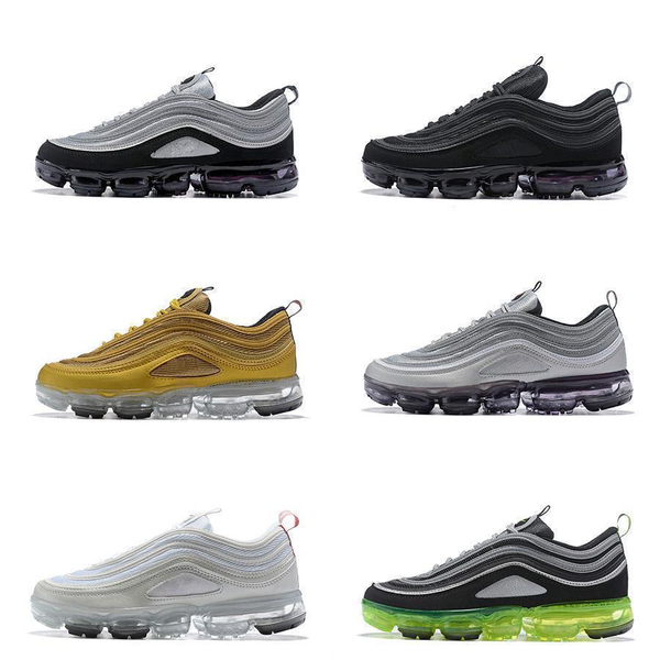 

2019 air vapormax 97 shoes plus women cushion silver gold black mens airs 97s og trainers sports sneakers airmax running shoes 0ae3#