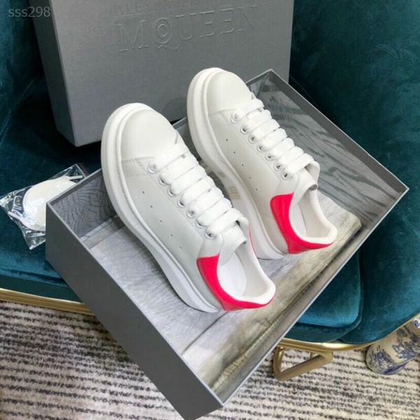 

2020 shoes fashion custom men women shoes sneakers leather handsome white red flat casual shoes platform trainers size 5-11, Black