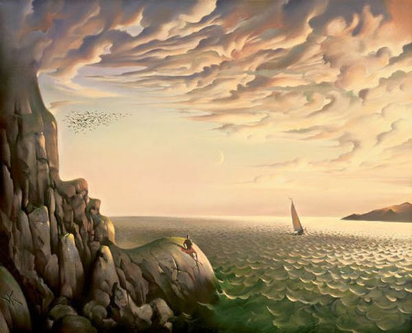 

vladimir kush bound for distant shores home decor handcrafts /hd print oil painting on canvas wall art canvas pictures 191029