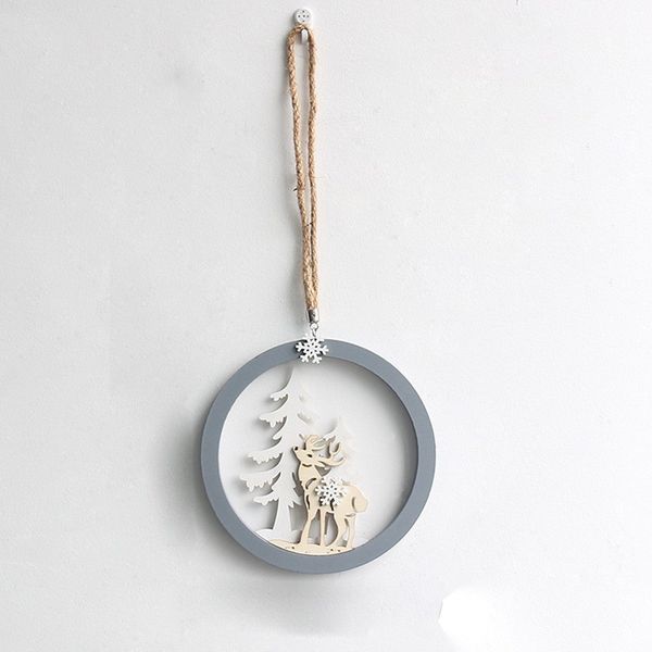 

christmas large wooden pendants elk tree ornaments diy crafts christmas party decoration merry kids gift