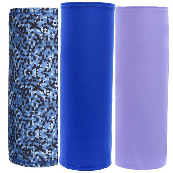 

bz2xq anti-uv magic cycling running bicycle bandana scarf ride mask cover face mask sports headwear fishing scarfsilk, Black