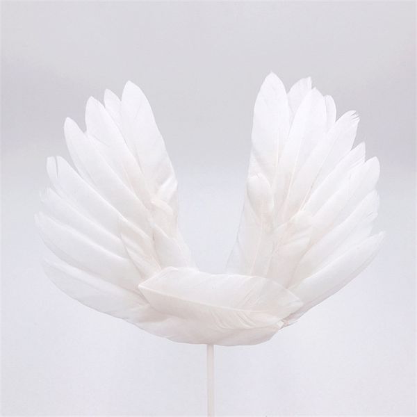 

wing angelic cake ers decorate fashion feather romantic aestheticism card insertion wedding party dessert table articles 1 8sn p1