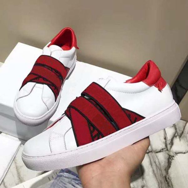 

with boxfor man or woman casual shoes sneaker shoes trainers sandals slippers flat shoes white shoe dhl by toy99 jfx03, Black;red