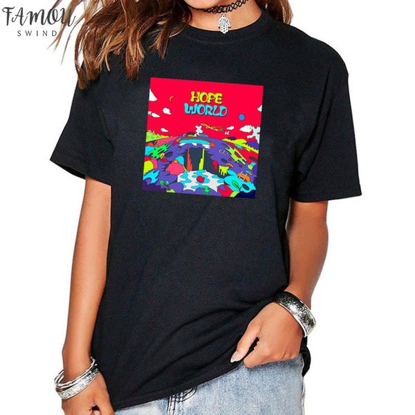 

korean 2020 summer girl casual t shirt black short sleeve slim street wear slim t shirt girl, White
