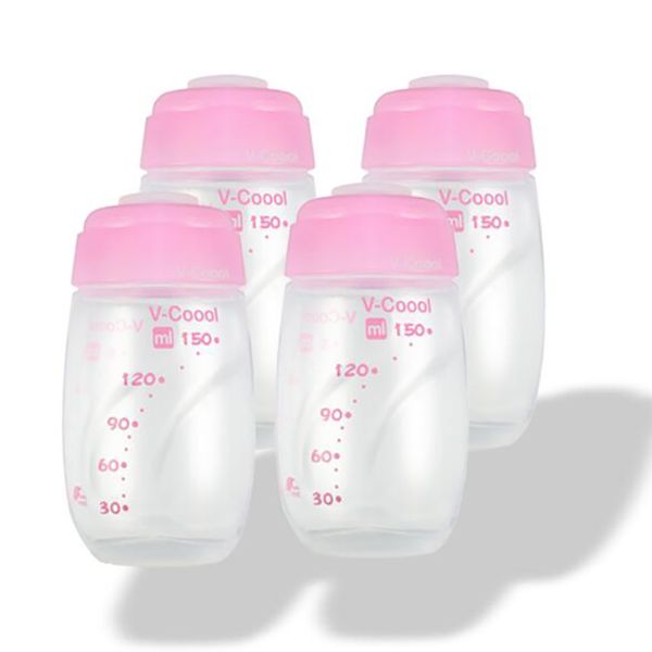 

ребенок грудное молоко хранения бутылки уход бутылки новорожденный 6 шт / комплект безопасное питание молокоотсос младенец рожок bna044