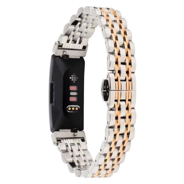 Per Fitbit Inspire HR Cinturino da polso in metallo in acciaio inossidabile Bracciale con cinturini di ricambio per accessori Fitbit Inspire