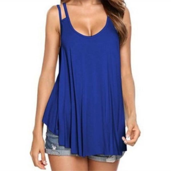 

fashion summer casual solid thin tank tank female v-neck sleeveless slim top, White