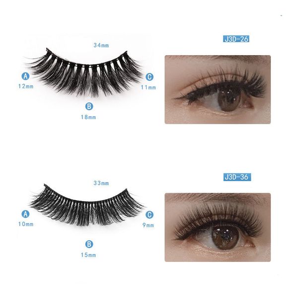 

lotus disk eyelashes seven pairs of fiber false eyelashes extension eye lashes