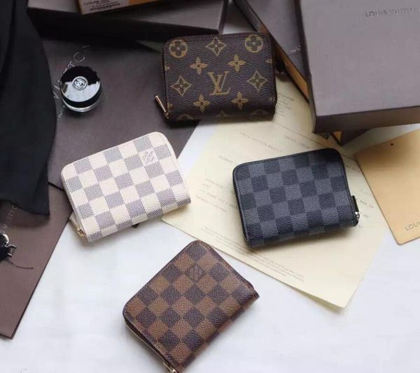 

EN WOMENS коричневый моно 4 цвета держатель карты ZIPPY COIN мода повседневная короткая ко