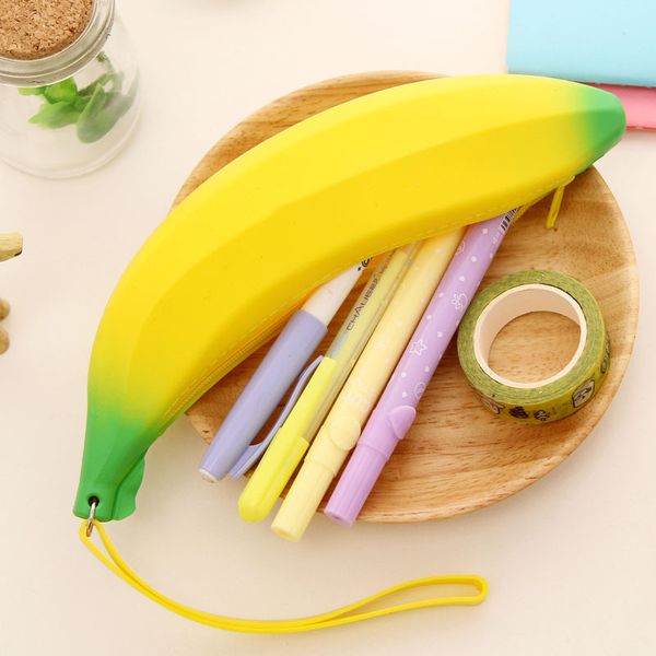 

novelty banana coin purse change purse women key wallet coin wallet children gifts pencil case pen bag students school 1pcs/lot