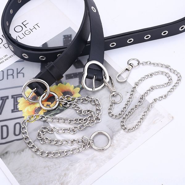 

qbj46 feina combination casual wear matching corns decorative ladies chain feina combination jeans casual wear matching jeans corns decorati, Black;brown