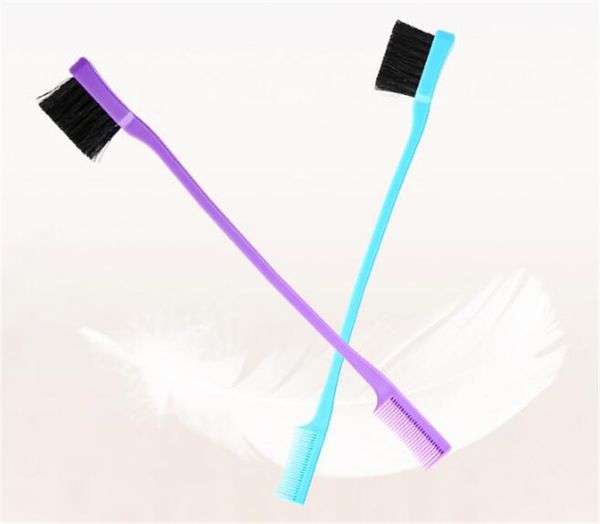 

health beauty eyebrow brush beauty double sided edge control hair comb hair styling hair brush