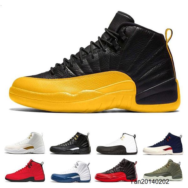 

12 12s gym red wntr winterized cny basketball shoes men cherry playoff taxi the master black sports sneakers