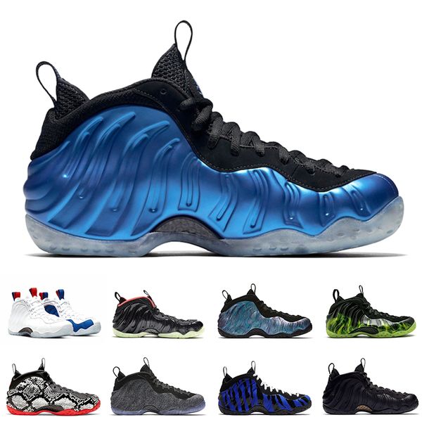 

og royal penny hardaway men basketball shoes foam one vandalized night lights black silver element rose cny mens trainers sports sneaker, White;red